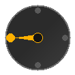 mode dial: CW selected